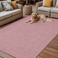 thumbnail image 2 of Fsddascl Vintage Nude Pink Outdoor Rug for Patio/Deck, Non-Slip Large Area Rug 5 x 8 Ft, Farmhouse Retro Solid Color Linen Texture Indoor Outdoor Rugs Washable Area Rugs, Camping Rug Carpet Runner, 2 of 9