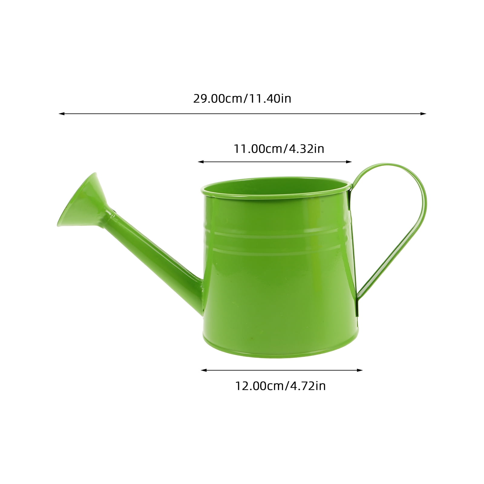BESTYASH 2-Pack Metal Watering Cans for Garden, Assorted Colors, Outdoor Floral and Plant Care Tools