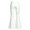 White, variant on MuXiKeJi Clothes Girls School Uniform Pants Dress Bottoms Size 6-15 Years | Elastic High Waisted, with Pockets, Wide Leg, Decorative Button, Front Seam, Cute Fall Winter Clothes 13-14 Years