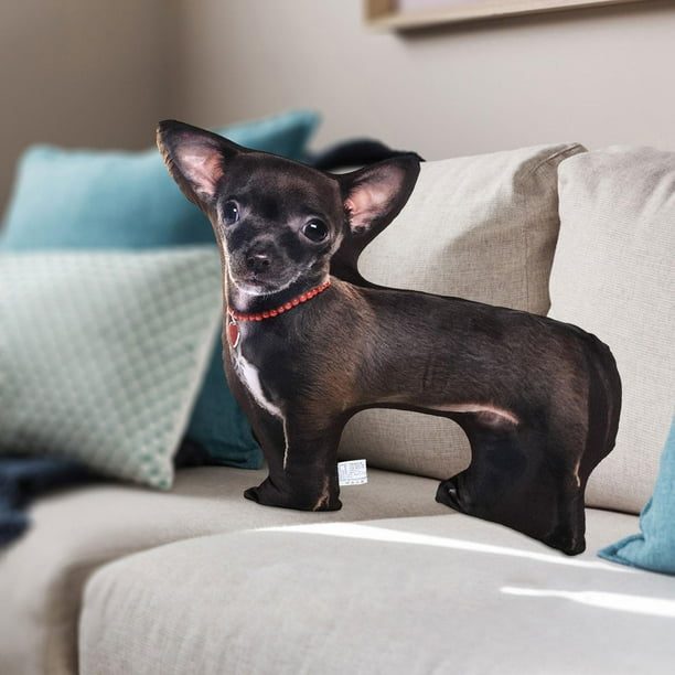 Peluche Perro Realista Cojin Forma Perro Cojin De Perro Realista