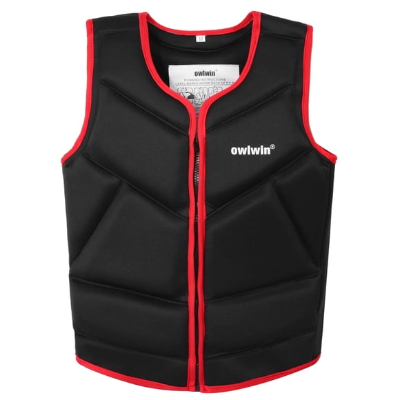 Unversal Paddle Kayak Life Vest Adults Kids Life Jacket Neoprene Safety Float Suit for Kayaking Fishing Surfing Canoeing Sailing Water Ski Wakeboard Swimming 55 - 198 lbs