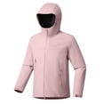 thumbnail image 2 of Sentmoon Veste Femme avec Capuche Imperméable Tout Temps Veste de Pluie Femme Manches Longues Couleur Unie avec Fermeture Éclair Coupe-Vent pour Randonnée, Randonnée & Usage Quotidien TG, 2 of 7