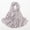 Light Gray One Size, variant on Muslim 'S Classic and Practical Women's Solid Color Casual Scarf Headscarf, Gauze Linen Feeling Scarves Lightweight Soft Beach Shawl Wraps, Women Hijab Cloth Islam Turban Wraps Beige One Size
