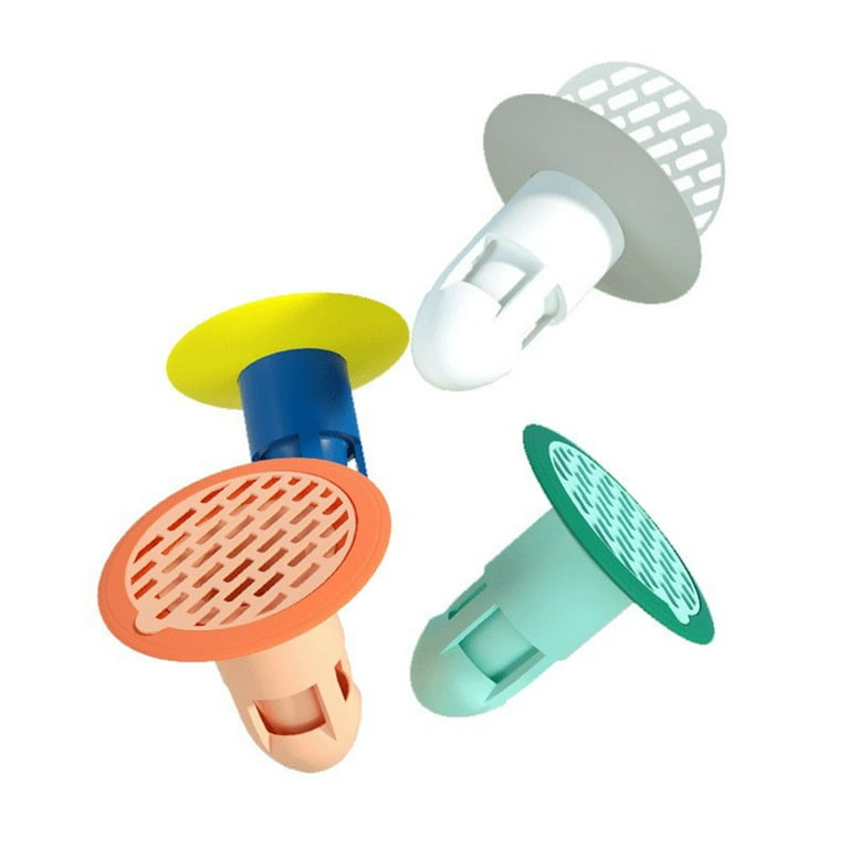 Hair Catcher Shower Drain Cover Hair Sink Filter Drain Protector for  Bathroom Bathtub and Kitchen Reusable