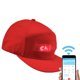 thumbnail image 1 of rip hombres mujeres bluetooth compatible con el teléfono móvil led aplicación controlada sombrero de béisbol scroll mensaje tablero de visualización hip hop calle danza snapback gorra, 1 of 4