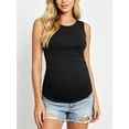 thumbnail image 2 of Women's Maternity Tops Clothes Sleeveless Pregnancy T Shirts, 2 of 8