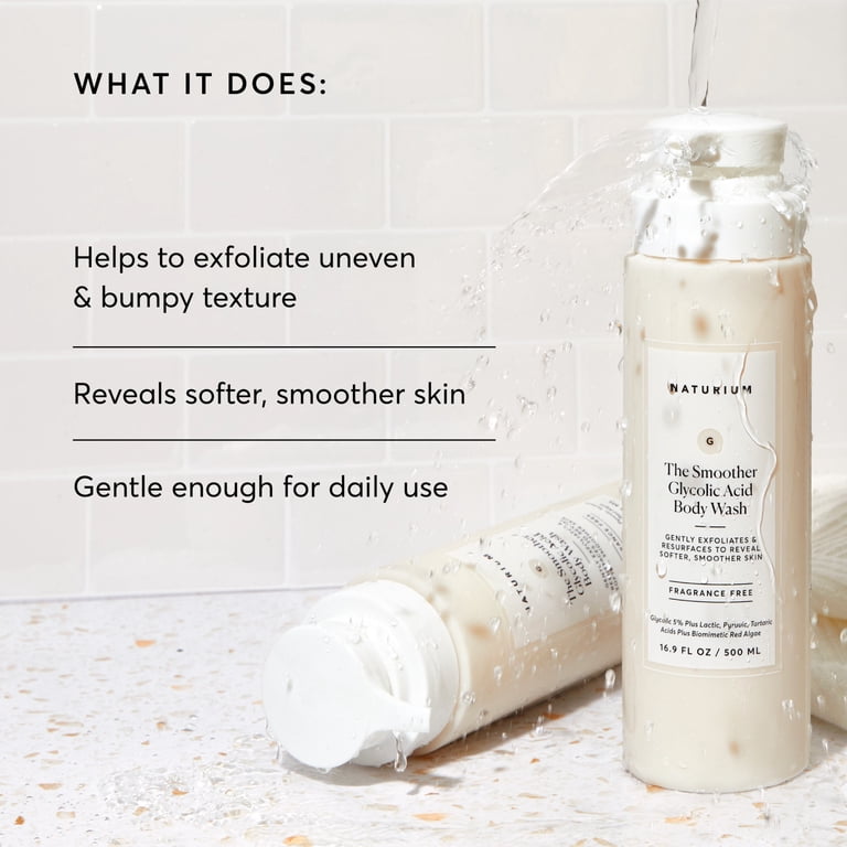 Naturium The Smoother Glycolic Acid Body Wash, 16.9 oz photo 3
