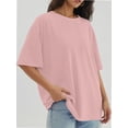 thumbnail image 4 of Womens Tops Short Sleeve Shirts Summer Comfy Crew Neck T-Shirt, 4 of 4