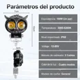 thumbnail image 2 of Un Par Luces Led Para Faros Motos Luz Auxiliares Lupa Autos, 2 of 8