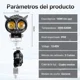 thumbnail image 2 of Un Par Luces Led Para Faros Motos Luz Auxiliares Lupa Autos, 2 of 8