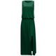 thumbnail image 4 of ICHUANYI Clearance Fashion Women's Sexy Summer Casual Sleeveless Round Neck Solid Fork Opening Dress(Army Green, S) ICHUANYI WER2023080712221, 4 of 5