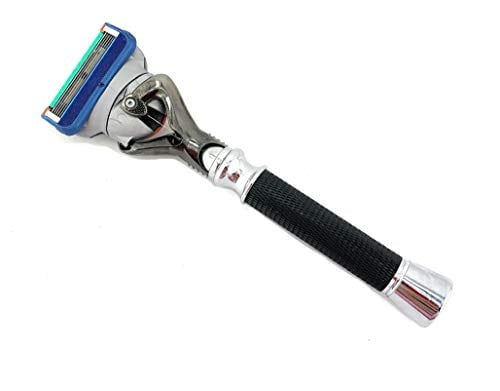 G.B.S Professional Shaving Razor 6in Long Handle and 1 , Black
