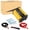 Yellow, variant on YAHHU 4000W Peak Power Car Inverter DC 12V to AC 220V Transformer with Dual USB Ports and LED Display Modified Sine Wave Portable Auto Inverter Yellow for Road Trips and Emergency Use