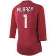 thumbnail image 3 of Women's Fanatics Kyler Murray Cardinal Arizona Cardinals Team Player Name & Number Tri-Blend Raglan 3/4-Sleeve T-Shirt, 3 of 3