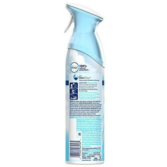 Febreze Air Freshener Spray and Odor Eliminator for Strong Odor, Linen & Sky Scent, 8.8 Oz (Pack of 6)