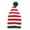 Red, variant on Diufon Knitted Christmas Hat for Adults Colorful Stripes Stretch Santa Party Cap Winter Warm Hat