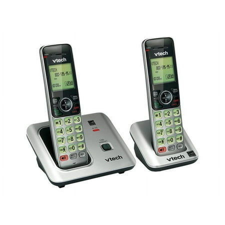 VTech DECT 6.0 2-Handset Cordless Expandable Speakerphone with Caller ID , VTCS6619-2