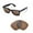 Brown - Polarized, variant on Walleva Brown Polarized Replacement Lenses for Ray-Ban Wayfarer RB2140 50mm Sunglasses