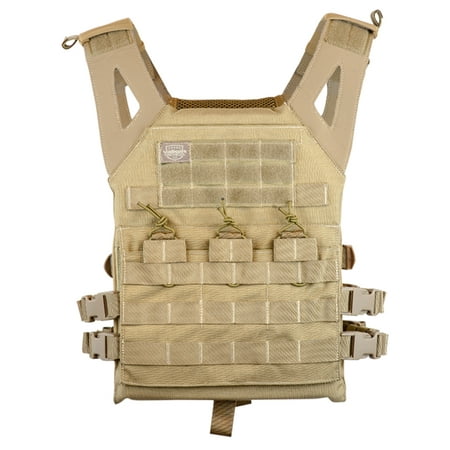 Valken Tactical MOLLE Protective Vest with Triple Magazine Pouch (Best Tactical Vest With Holster)