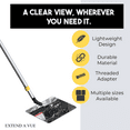 thumbnail image 4 of Extend A Vue Inspection Mirror Telescoping Pole, Lightweight & Durable, 4 ft - 8 ft Pole, 8 x 10 inch Acrylic Mirror, 4 of 6