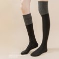 thumbnail image 3 of CSChome Women Color-blocking Socks Women Winter Stockings - Warm Thigh High Over Knee Woolen Soft, 3 of 7