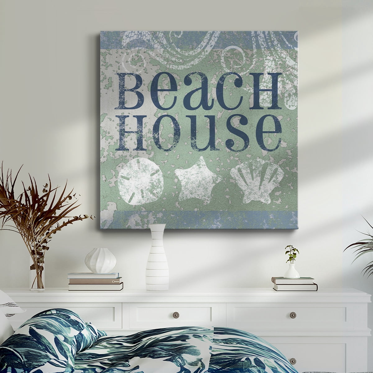 Wexford Home Beach Sign I-Premium Gallery Wrapped Canvas, 16" x 16" - Ready to Hang