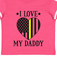 thumbnail image 4 of Inktastic Dispatcher Daddy Gold Line Emergency Boys or Girls Toddler T-Shirt, 4 of 5