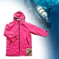 thumbnail image 1 of Parka poncho chaqueta abrigo shamjiam Cambio de chaqueta de bata rosa rojo gris, 1 of 9