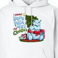 thumbnail image 3 of Inktastic I Wanna Hippopotamus for Christmas Cute Hippo Adult Hoodie Sweatshirt, 3 of 4