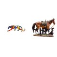 thumbnail image 1 of Estatua De Caballo, Escultura De Animal, Figura De Animal Caminando, Adorno Decorativo Para Estantería, Interior, Hogar, Escritorio, Colección, Arte En Resina, Decoración Para Oficina, Sala, 1 of 8