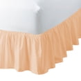 thumbnail image 3 of 100% Egyptian Cotton 1 PCs Ruffled BedSkirt 15 inches (Peach,Cal-King), 3 of 5