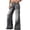 Gray, variant on Fnooota Women's Wide Leg Jeans, Baggy Mid Rise Stretchy Casual Denim Pants with Pockets White Size M