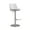 Silver, variant on TOV Furniture Reagan Sea Foam Green and Silver Vegan Leather Adjustable Stool