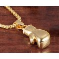 thumbnail image 2 of Pendentif Chaîne Gant de Boxe Punk en Acier Inoxydable pour Hommes et Femmes, Doré (Femmes), 2 of 4