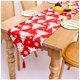 thumbnail image 1 of Mantel navideño rectangular Poliéster 35 * 180 m Patrones de árboles de Navidad para decoración de mesa navideña, Mantel navideño impreso Mantel absorbente Decoración de año nuevo (G) ER, 1 of 4