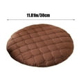 thumbnail image 3 of Seat Cushion Outdoor,Round Floor Cushions,AZXY 11.8x11.8in Chair Cushions for Kitchen Chairs,Reversible Stool Seat Cushions for Dining Room Yoga Tatami Patio,Brown, 3 of 6