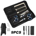thumbnail image 2 of 10PCS Professional Hair Cutting Kit  Hairdressing Scissors Kit with Stainless Steel Thinning Scissors  Comb  Cape and Clips  Hair Cutting Shears Set for Baber  Salon and Home, 2 of 10