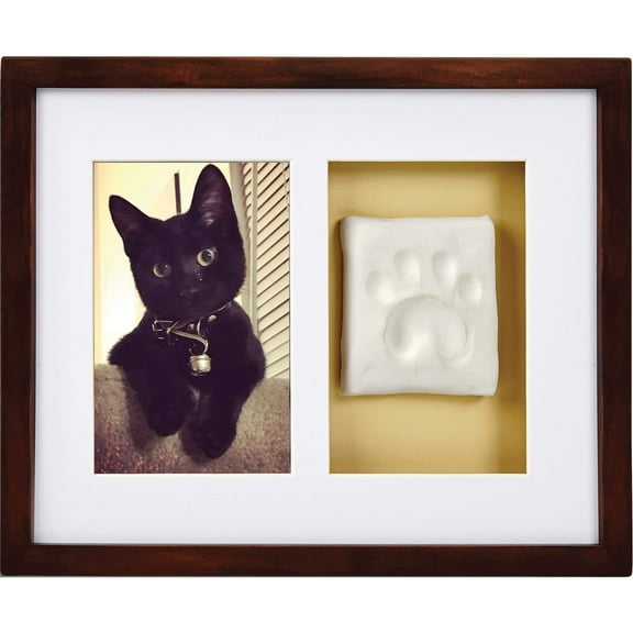 Fashion Brown Pawprints Kit And Wall Photo Frame (12 X 9.5) Made In China gm15724