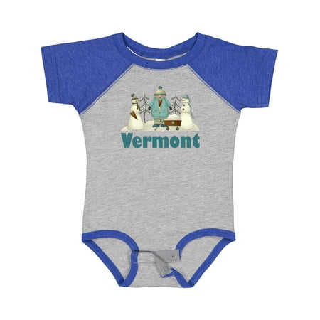 

Inktastic Cute Vermont Snow Kids Gift Baby Boy or Baby Girl Bodysuit