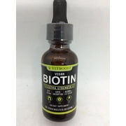 Vegan Biotin Liquid Drops with Organic Berry Flavor | 60 Servings