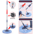 thumbnail image 3 of MYSPRI Spin Mop and Bucket System with Wringer Set for Floors, Separate Clean and Dirty Water, 3 Microfiber Mop Pads, 3 of 9