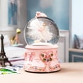 thumbnail image 2 of Septwonder Ballet Dancer Snow Globe Gift, Classic Style, Clear Color, Music Box with LED Lights, Dancing Ballerina, Perfect for Ballet Lovers, 2 of 7