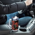 thumbnail image 7 of SKYSONIC Insulated Tumblers with Lids and Straws Handles 40oz Water Bottle Red Poppies Flowers Black Travel Mug Reusable Stainless Steel Thermos Vacuum, 7 of 7