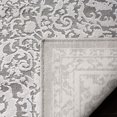 thumbnail image 4 of SAFAVIEH Princeton Weldon Floral Bordered Runner Rug, Grey/Beige, 2' x 10', 4 of 7