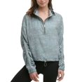 thumbnail image 1 of Calvin Klein Womens Performance Printed Funnel-Collar Top, 1 of 1