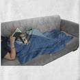 thumbnail image 5 of Alien Soft Flannel Fleece Throw Blanket, Flying UFO with a Green Creature Waving Extraterrestrial Cartoon Style, Cozy Plush for Indoor and Outdoor Use, 50" x 70", Dark Violet Multicolor, by Ambesonne, 5 of 5