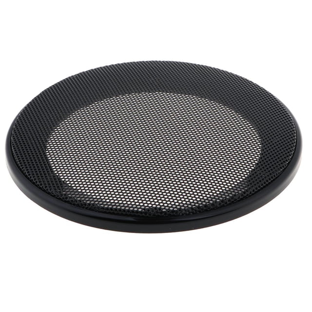 Cubierta Universal del Subwoofer de Audio para Automóvil perfecl 8 pulgadas Con 4 Tornillos Negro