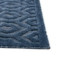 thumbnail image 6 of Unique Loom Outdoor Trellis Textured Collection Area Rug - Spatial (2' x 3' Rectangle Navy Blue/Ivory), 6 of 7