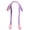 Purple, variant on Moving Ear Jumping Bunny Plush Hat Cap Fluffy Rabbit Ear Hairband Party Costume Headwear for Women Girls Purple