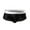 Black, variant on Jwputqe Thongs,Thongs For Men,Mens ThongsBreathable,Cooling,Solid,Low Waist,Polyester,Cotton,Blue,S
